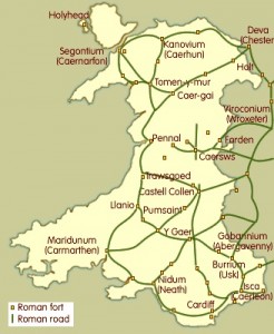 Roman roads and forts