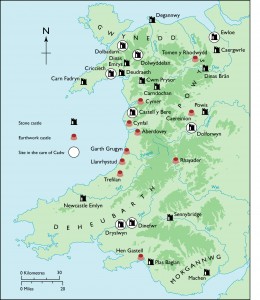 Welsh Castle map